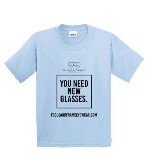 You Need New Glasses: Blue Shirt