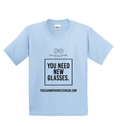 You Need New Glasses: Blue Shirt